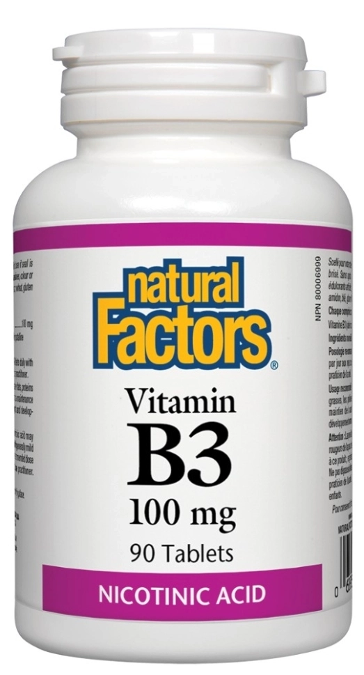 Natural Factors Vitamin B3/ Витамин В3 х 90 таблетки