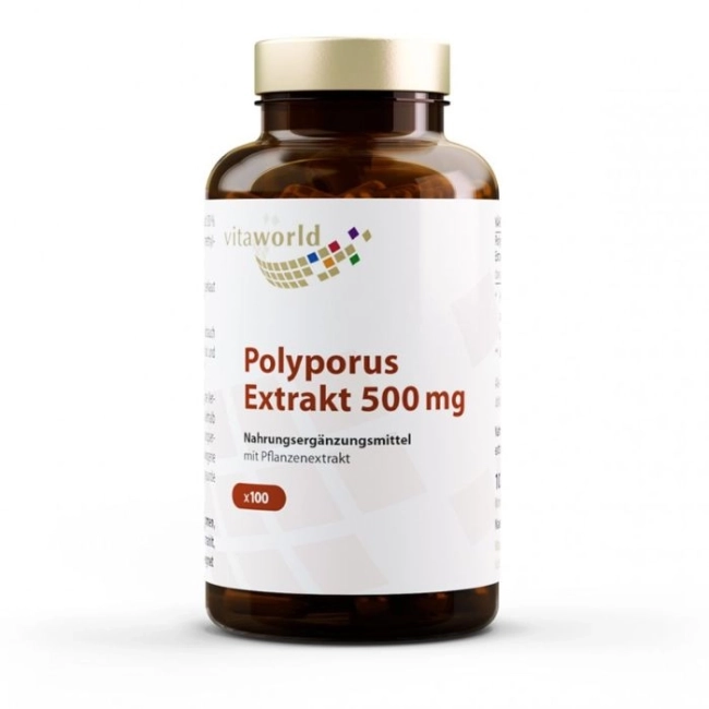Vita World Polyporusextrakt / Полипорус 500 mg, 100 капсули