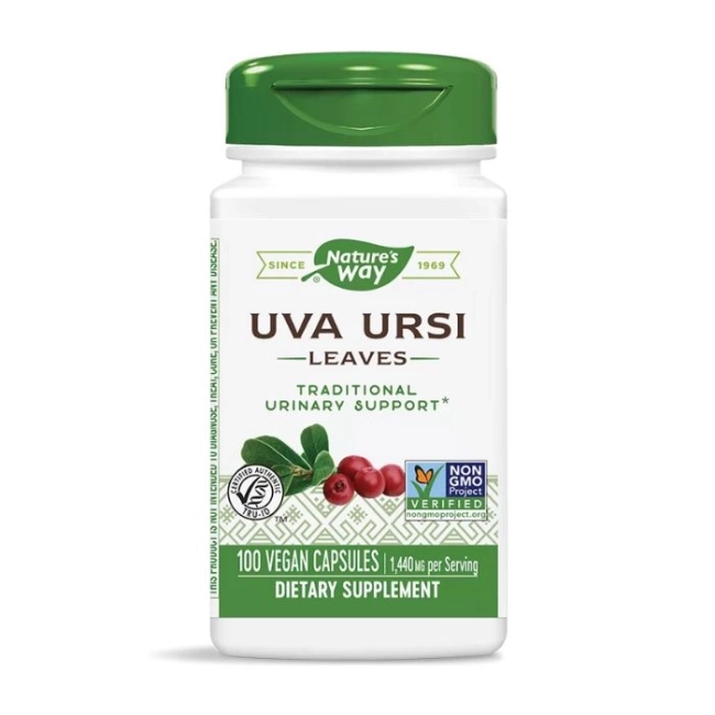 Nature’s Way Мечо грозде - инфекции на пикочните пътища - Грижа за уринарното здраве, 480 mg х 100 капсули