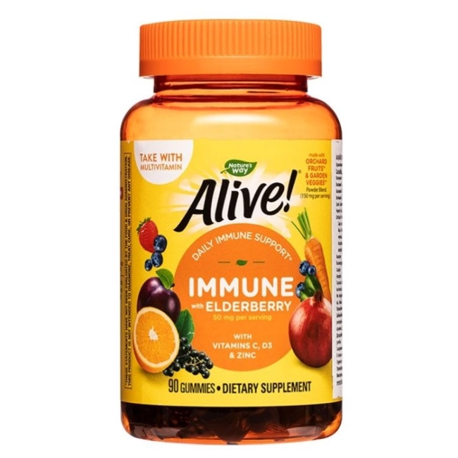 Nature's Way Alive Immune Gummies Имунна защита 90 желирани таблетки