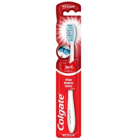 Colgate 360 Optic White Четка за зъби Medium