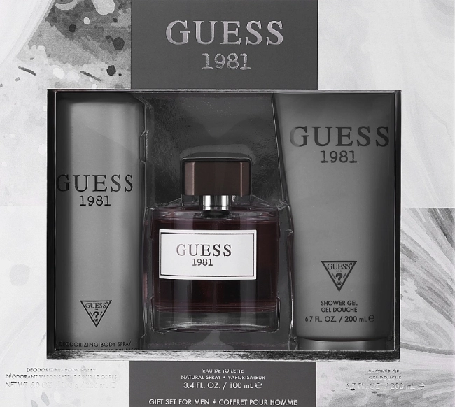 Guess 1981 Комплект за мъже - EdT 100 мл + Дезодорант 226 мл + Душ-гел 200 мл