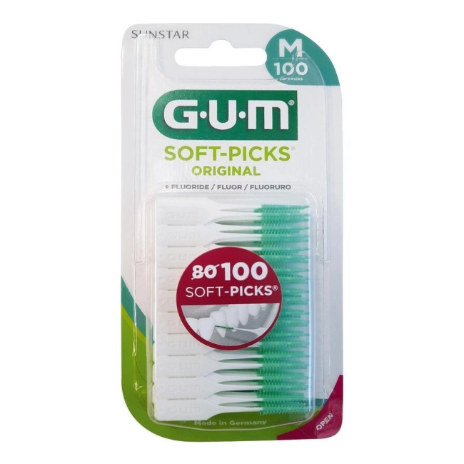 GUM Клечки за зъби с мек накрайник 100 бр. блистер