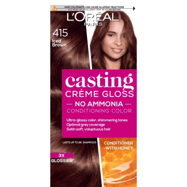 L'OREAL PARIS CASTING CREME GLOSS Боя за коса 415 Iced Brown