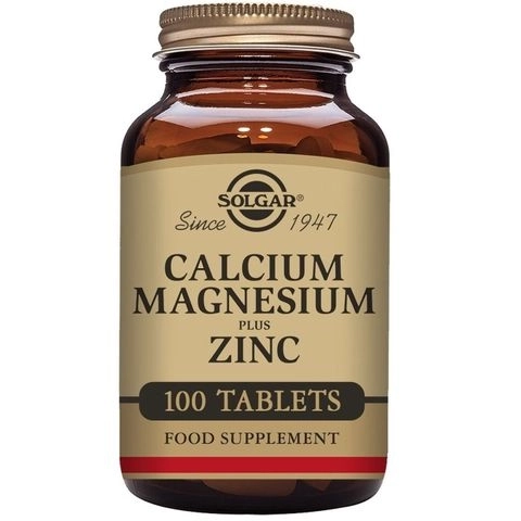 Solgar Calcium Magnesium plus Zinc Калций Магнезий + Цинк 500 мг х100 таблетки