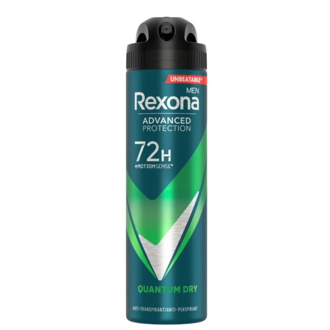 Rexona Man Advanced Protection Quantum Dry Део спрей против изпотяване за мъже 150 мл