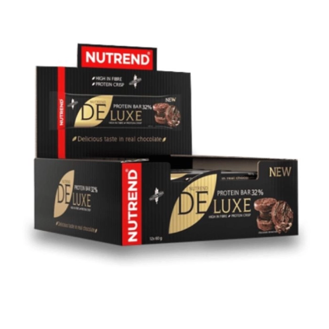 Nutrend Протеинови барoве Deluxe Bar 12 x 60 гр. с вкус на Оранжев Кокос