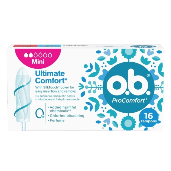 O.B. ProComfort Mini Дамски тампони 16 бр