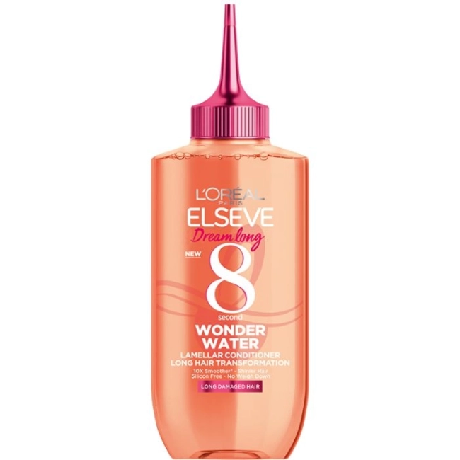 L'OREAL PARIS ELSEVE DREAM LONG 8S WONDER WATER Течен балсам за дълга увредена коса, 200 мл+