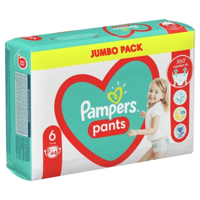 Pampers Pants Пелени - гащички Размер 6 XL 44 броя