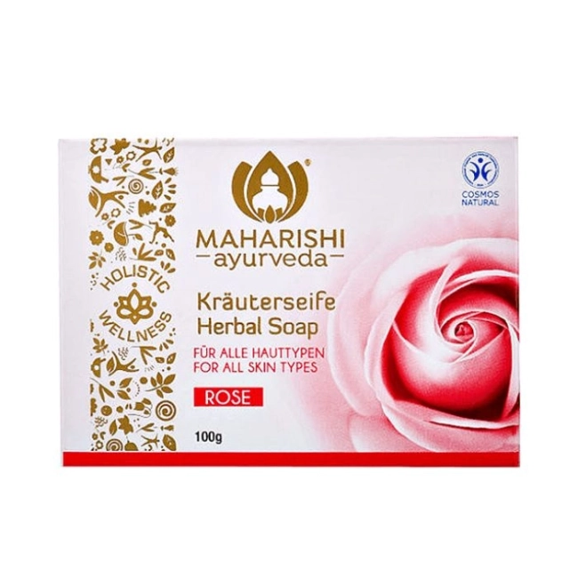 amla natur / Maharishi Ayurveda Rose Kräuterseife Ayurveda / Билков сапун с розово масло, 100 g