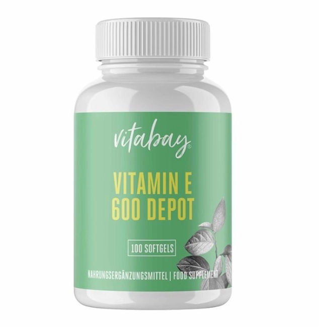 Vitabay Vitamin E - Витамин Е 300 IU, 200 софтгел капсули