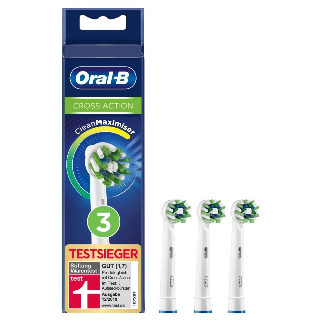 Oral-B CROSS Action Резервна глава за електрическа четка 3 броя