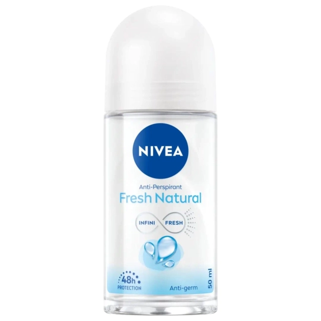 Nivea Fresh Natural Дезодорант рол-он против изпотяване за жени 50 мл