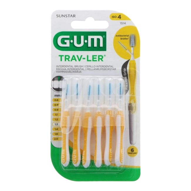 GUM Trav-ler Интердентална четка за зъби 1.3 мм 6 броя