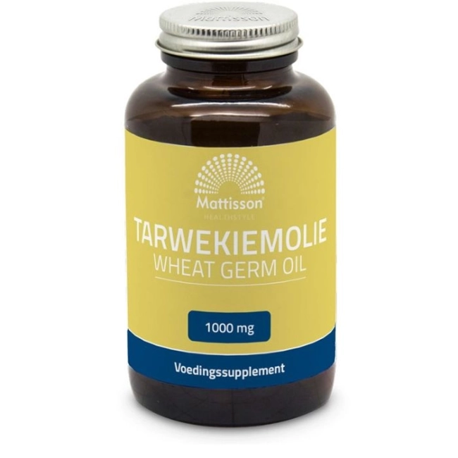 Mattisson Healthstyle Имунна и мозъчна функция - Масло от пшеничен зародиш, 1000 mg х 90 капсули