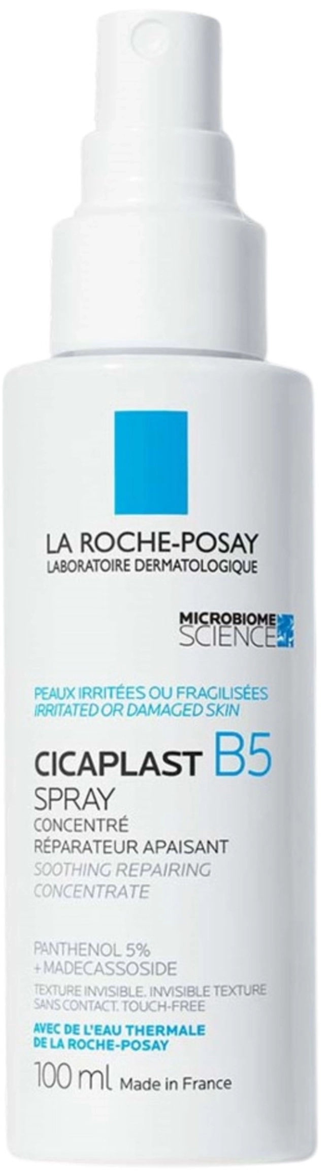 La Roche-Posay Cicaplast B5 Spray Възстановяващ успокояващ спрей за тяло за раздразнена кожа 100 мл