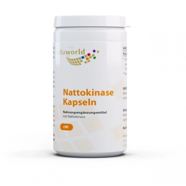 Vita World Nattokinase 2000 FU Activity / Натокиназа 100mg, 90 капсули