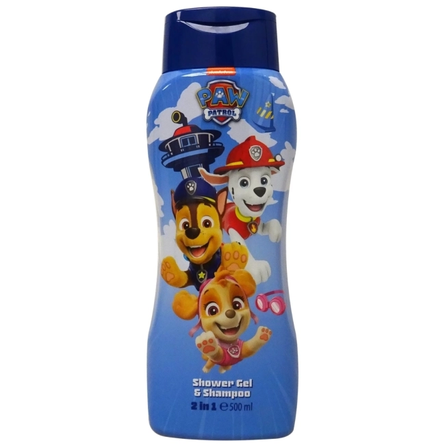 Детски душ гел 2 в 1 за коса и тяло Paw Patrol 500 мл