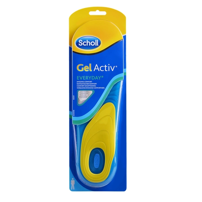 Scholl Мъжки стелки за обувки Scholl GelActiv Everyday 2 броя