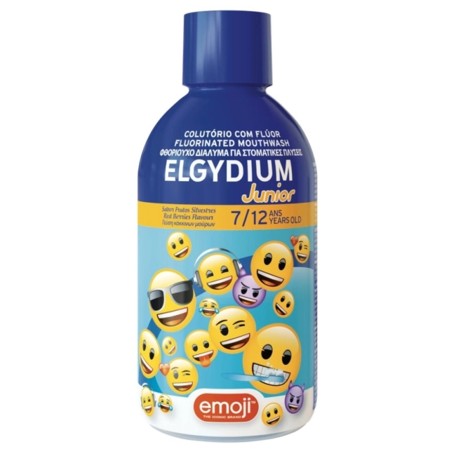Elgydium Junior Emoji Вода за уста за деца 7-12 год. 500 мл