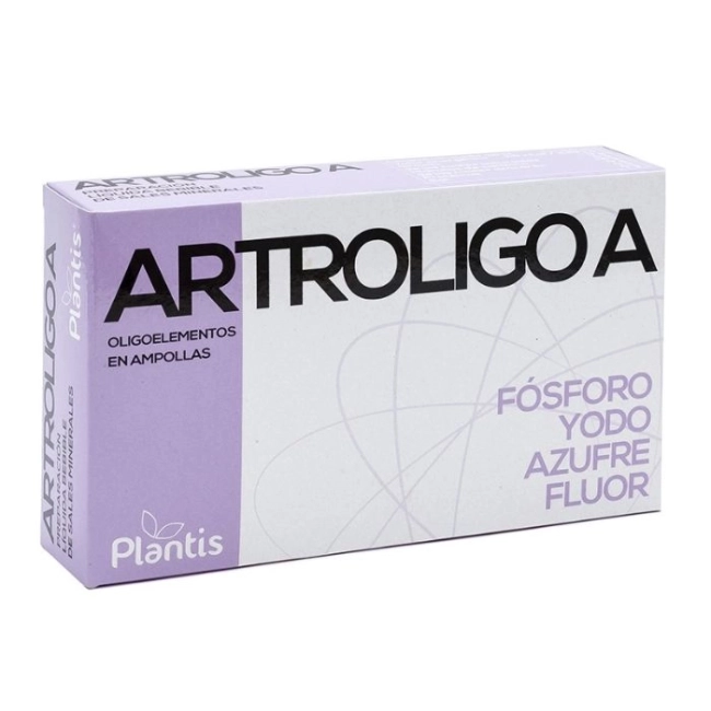 Artesania Agricola Artroligo A Oligoelementos (фосфор, йод, сяра, флуор) /  За здрави стави, 20 ампули за пиене