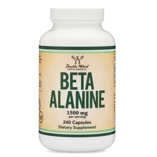 Double Wood Beta alanine - Бета Аланин, 240 капсули