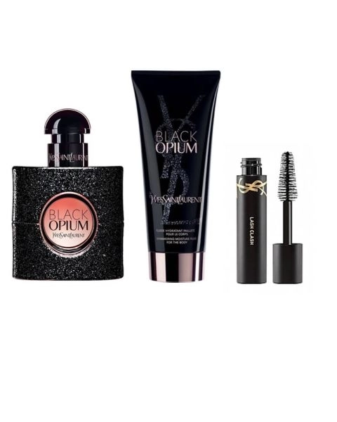 Yves Saint Laurent Black Opium Комплект EdP 50 ml + Лосион за тяло 50 ml + Спирала 2 ml