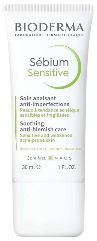 Bioderma Sebium Sensitive Крем за чувствителна акнетична кожа 30 мл