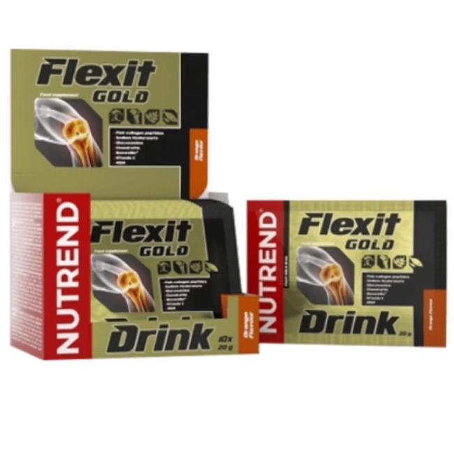 Nutrend Flexit Gold Drink 10 сашета х 20 гр. с вкус на Касис