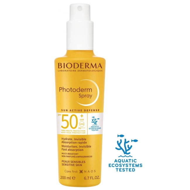 Bioderma Photoderm Слънцезащитен спрей SPF50+ 200 мл