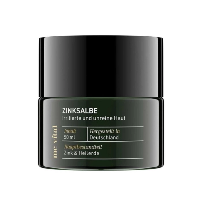 Vitabay McVital® Zinksalbe - Цинков мехлем с масло от чаено дърво и лековита глина, 50 ml