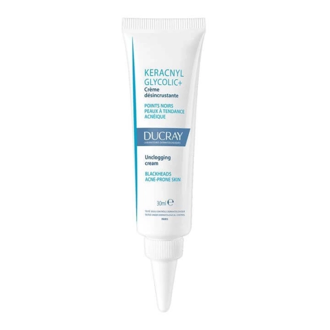 Ducray Keracnyl Glycolic+ Крем против комедони 30 мл