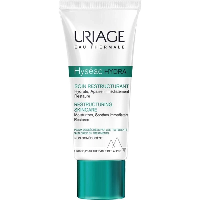Uriage Hysеac Hydra Реструктуриращ крем за лице за кожа, изсушена от терапии 40 мл