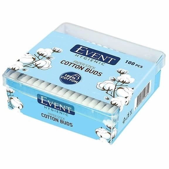 Event Cotton Buds Plastic Free Клечки за уши 100 бр