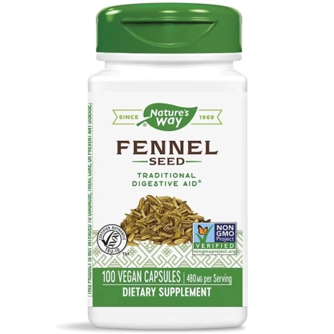 Nature’s Way Копър (семена) - За добро храносмилане, 480 mg, 100 капсули