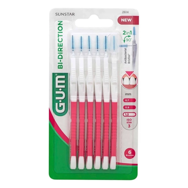GUM интердентална четка за зъби 0,8 мм х 6 бр TRAV-LER