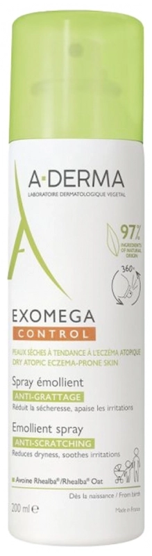 A-Derma Exomega Control Емолиентен спрей 200 мл