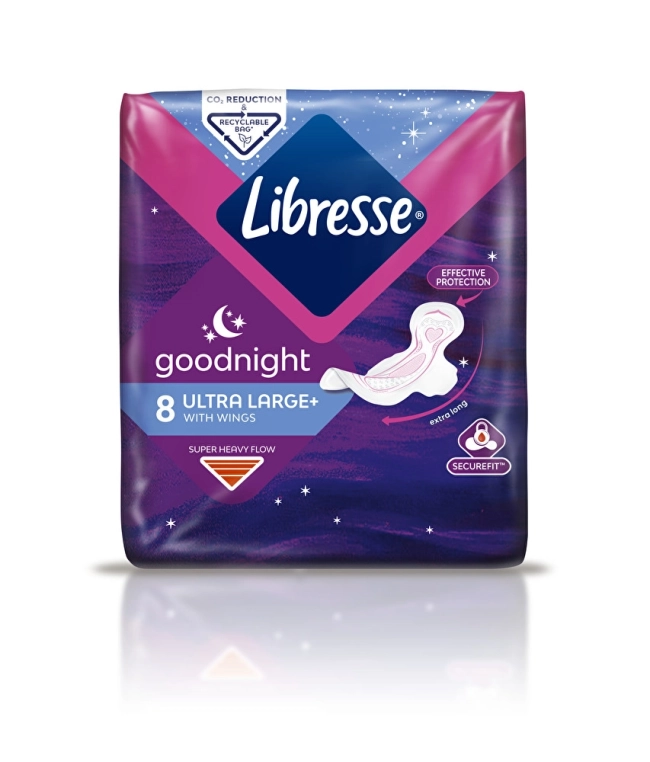 Libresse ULTRA Goodnight Нощни превръзки 8 броя