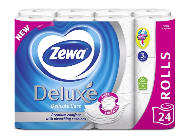 Zewa Deluxe Delicate Care Тоалетна хартия 24 ролки