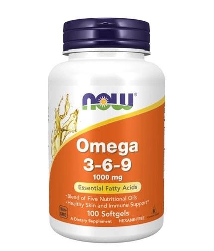 NOW Omega 3-6-9 1000 mg 100 дражета
