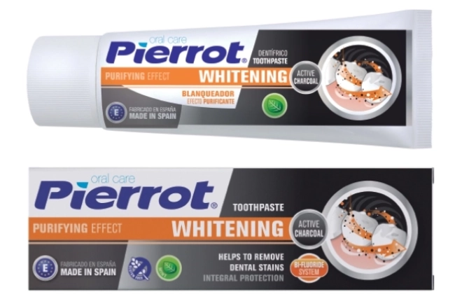 Pierrot Паста за зъби Whitening с активен въглен 75 мл. 