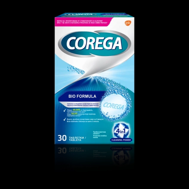COREGA TABS 30БР ЗА ЦЕЛИ ПРОТЕЗИ