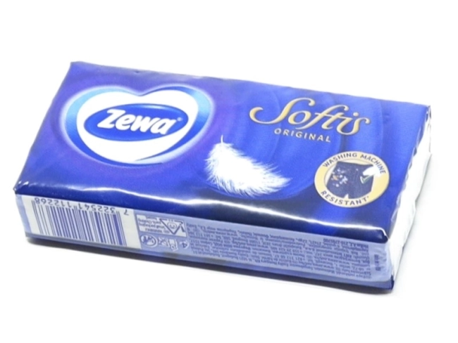 Zewa SOFTIS Original Носни кърпи 4 пласта 1 брой