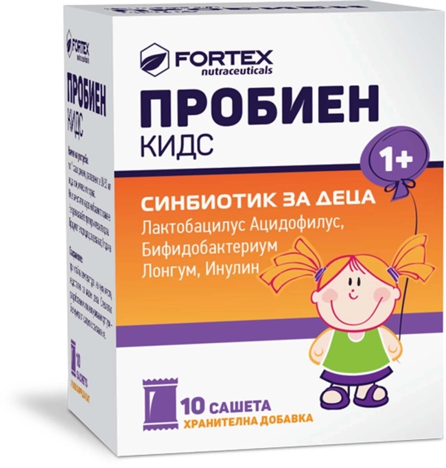 Fortex Пробиен кидс синбиотик за деца 10 сашета