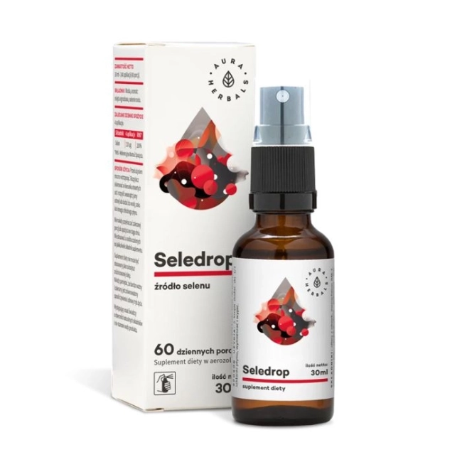Aura Herbals В подкрепа на щитовидната жлеза - Селен (натриев селенит), 30 ml орален спрей