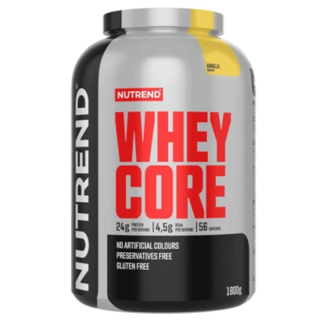 Nutrend Whey Core Суроватъчен протеин концентрат 1800 г. вкус на Бисквити
