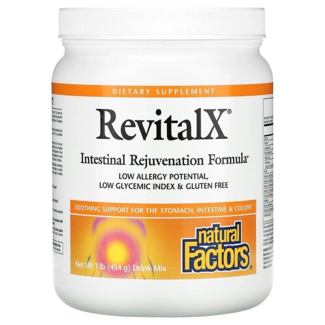 Natural Factors Формула за чревно възстановяване - RevitalX®, 454 g, прах