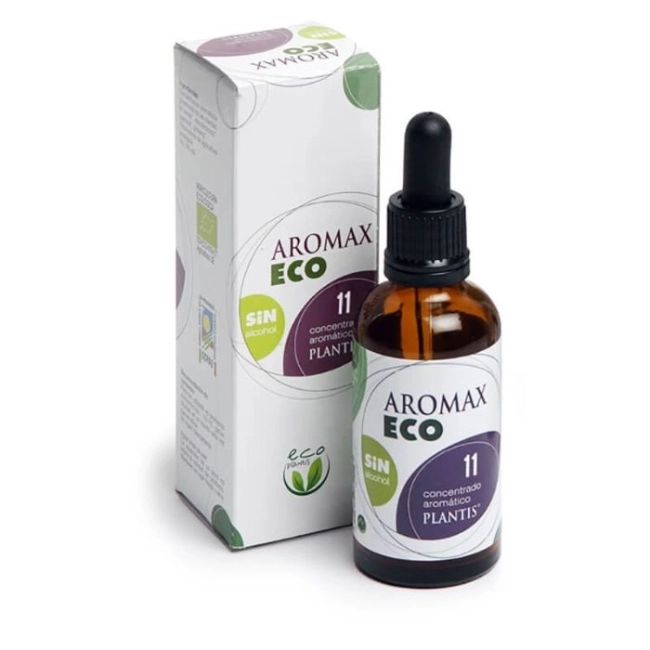 Artesania Agricola Билкова тинктура за нервната система - Aromax Eco 11 Plantis®, без алкохол, 50 ml