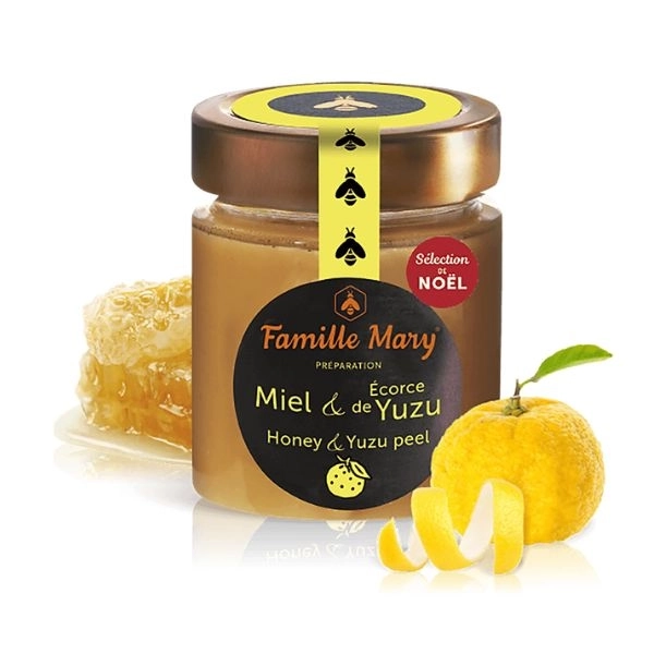 Famille Mary Пчелен мед от френски цветя и кора от Юзу, 170 g